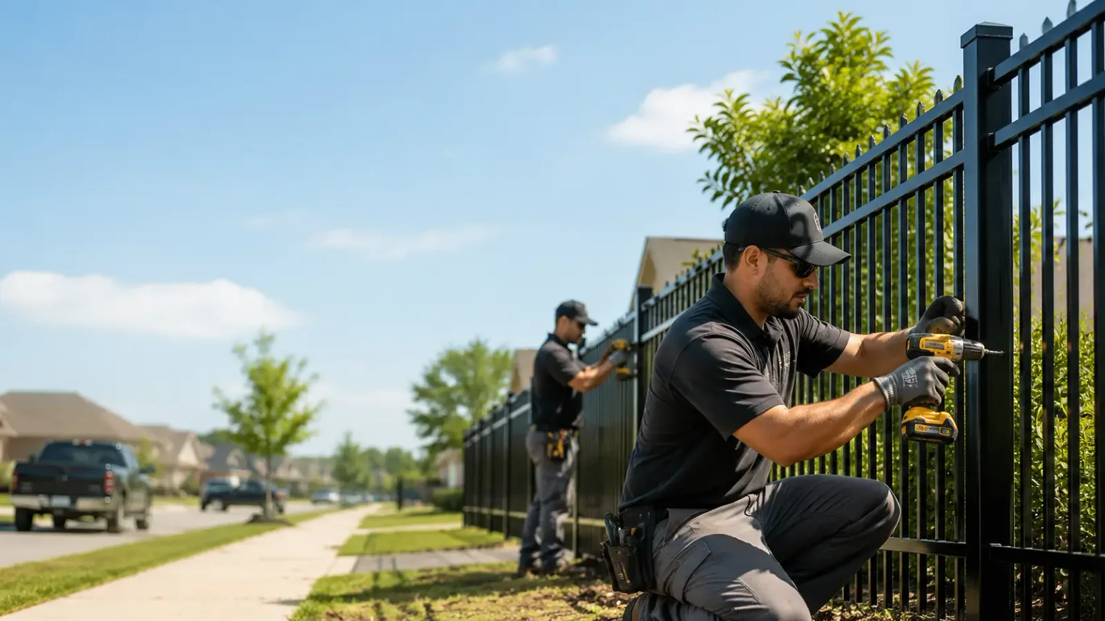 Metal Fence Installation in Hicksville, OH
